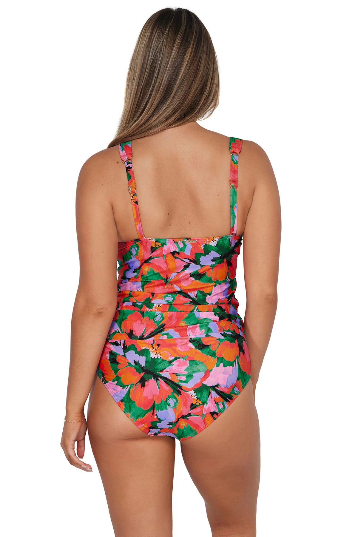 HUMMINGBIRD COVE Elsie Underwire Tankini Top (E-H Cup) image number 3