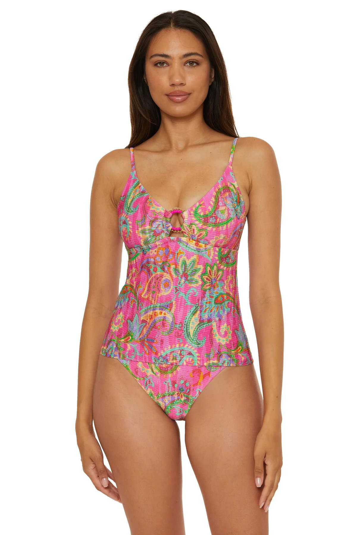 MULTI Tatum Convertible Tankini Top image number 1