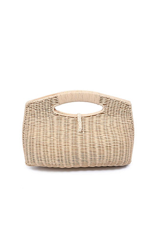 NATURAL Riley Clutch