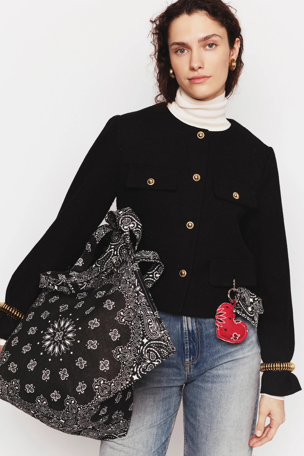 ALL REAL RED Heart Charm Keychain image number 4