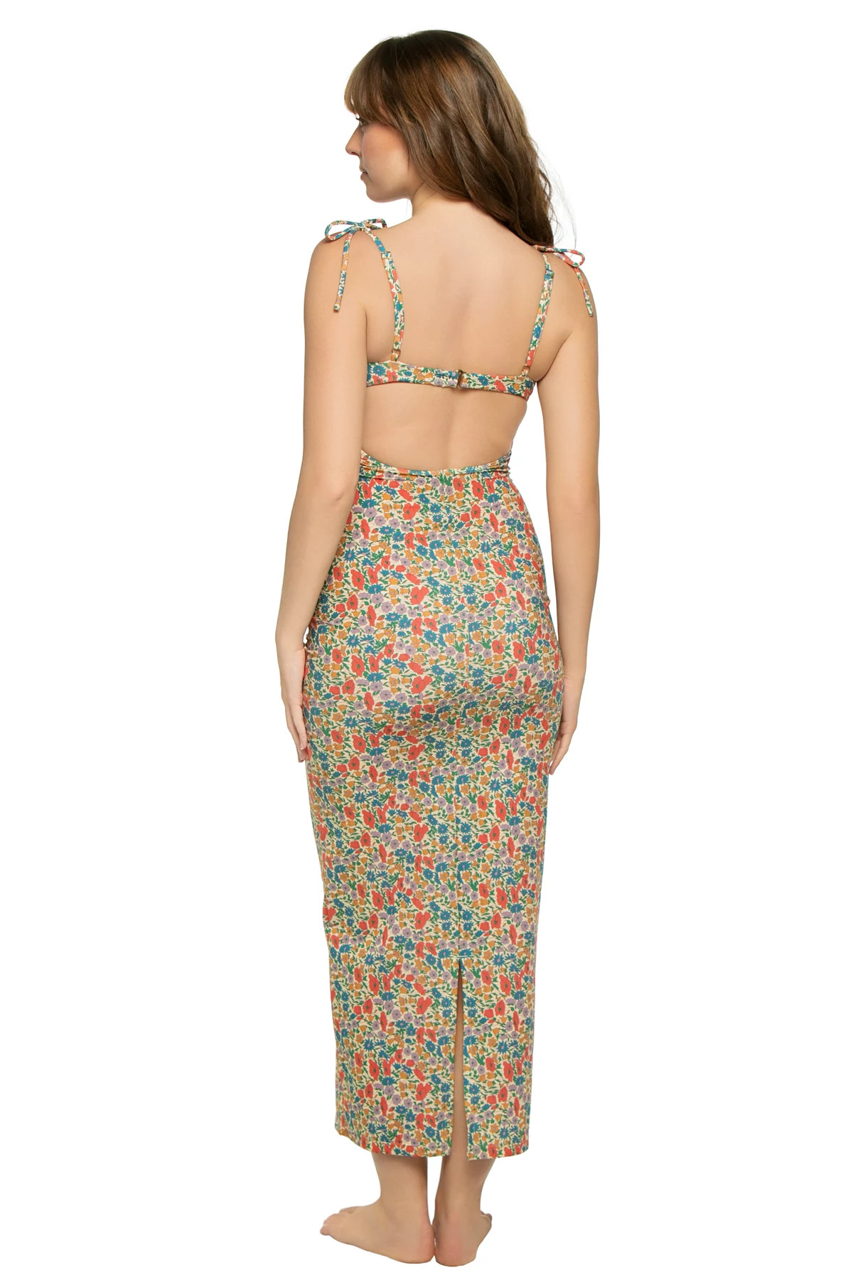 FLORENCIA FLORAL Petal Maxi Dress image number 2