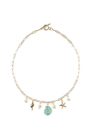 GOLD Coastal Charm Necklace