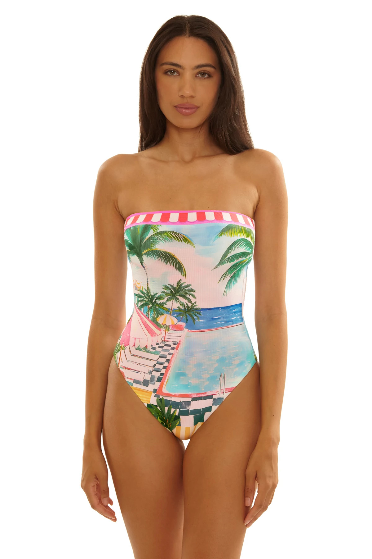 MULTI Miami Beach One Piece Swimsuit image number 1