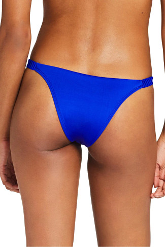 SARDINIA BLUE ECOLUX Zuri Tab Side Brazilian Bikini Bottom