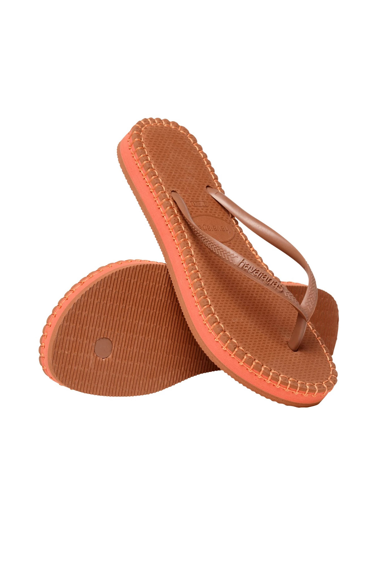 RUST Flatform Flip Flops image number 2