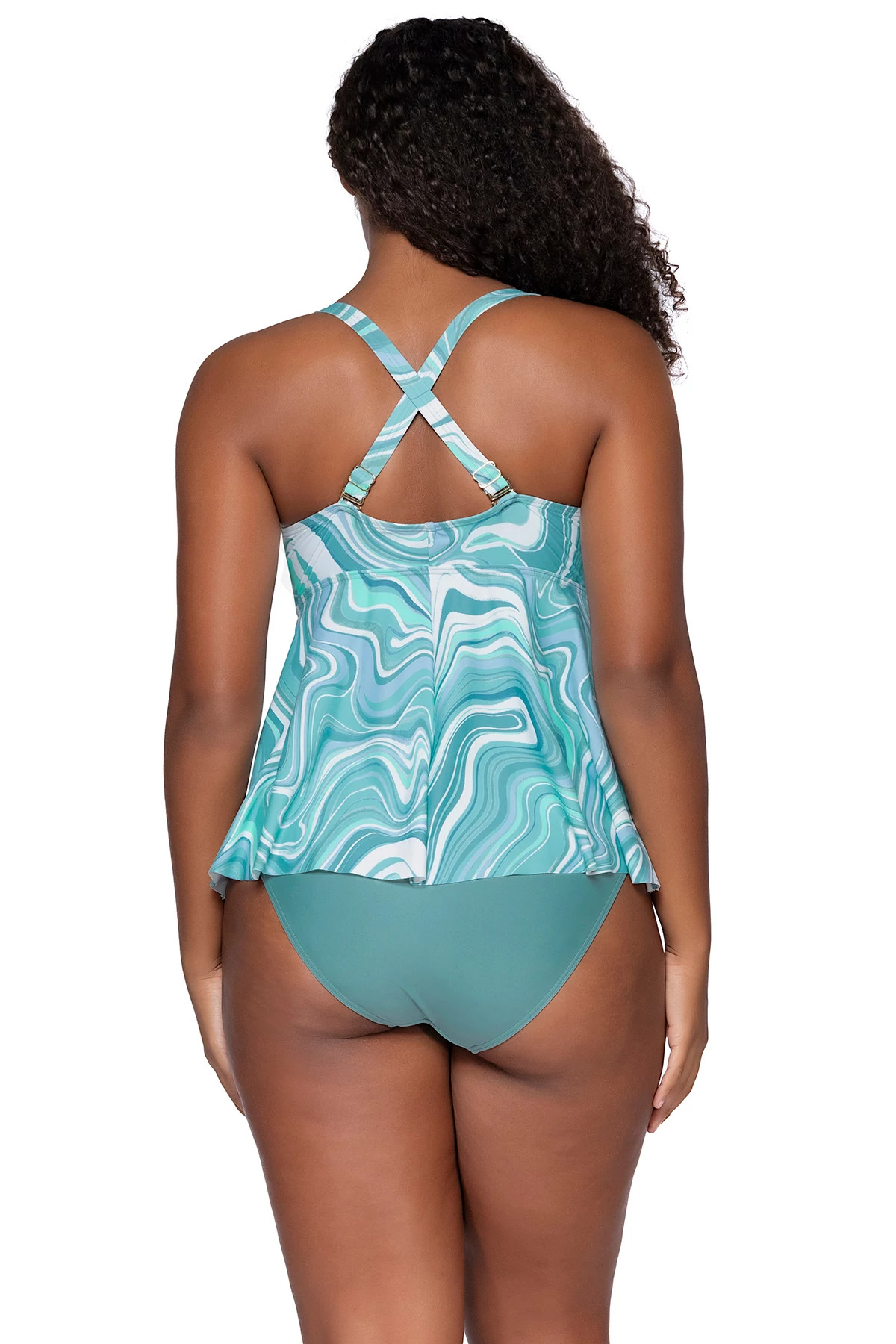 MOON TIDE Marin Underwire Tankini Top image number 3