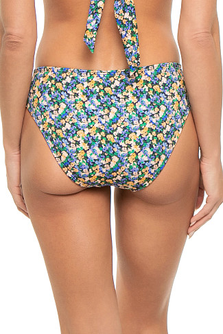 MULTI Metallic Floral Bikini Bottom