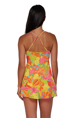 CITRUS GROVE SANDBAR RIB Naomi Swim Dress