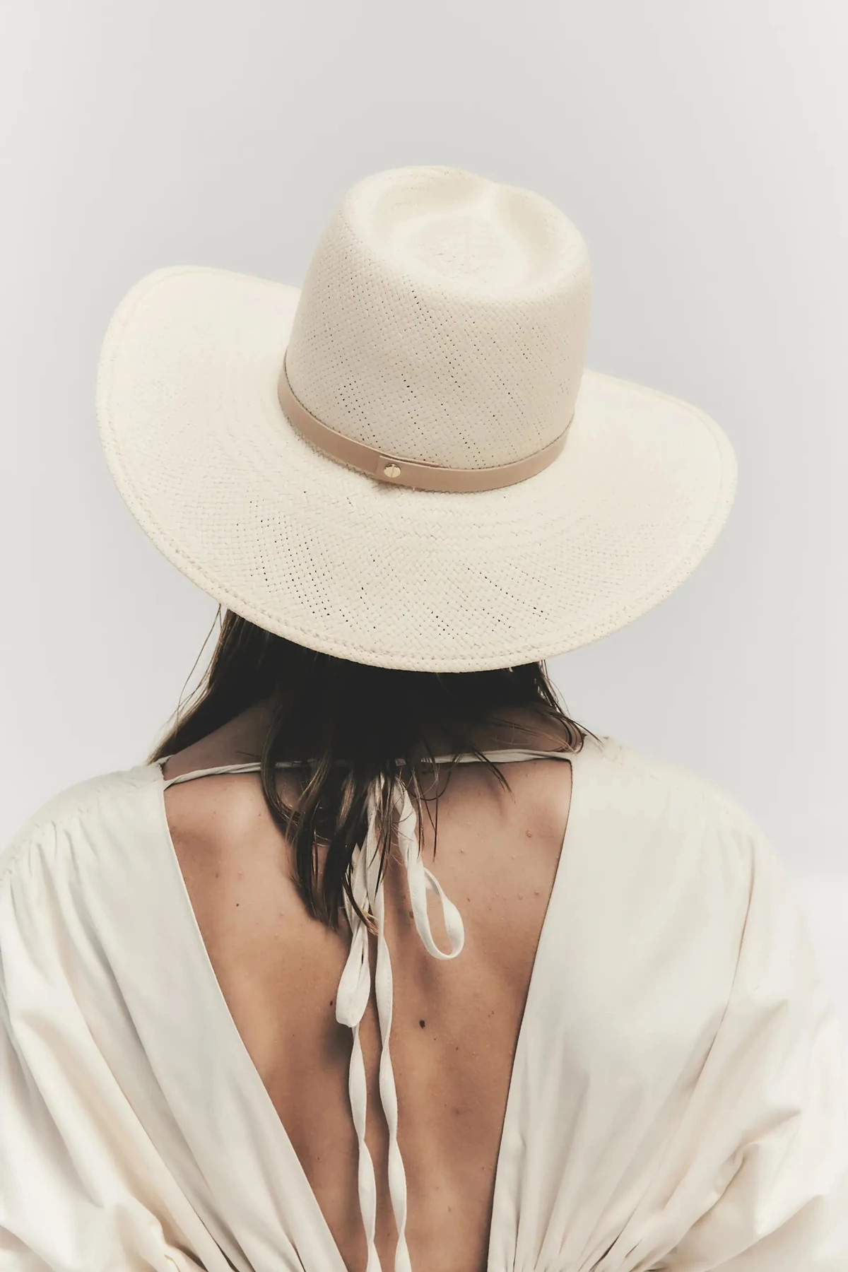 NATURAL Sherman Straw Panama Hat image number 5