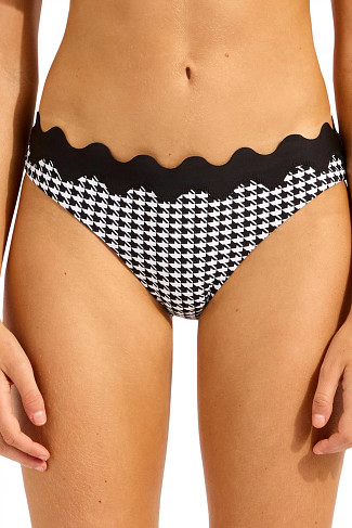 BLACK Gia Check Hipster Bikini Bottom