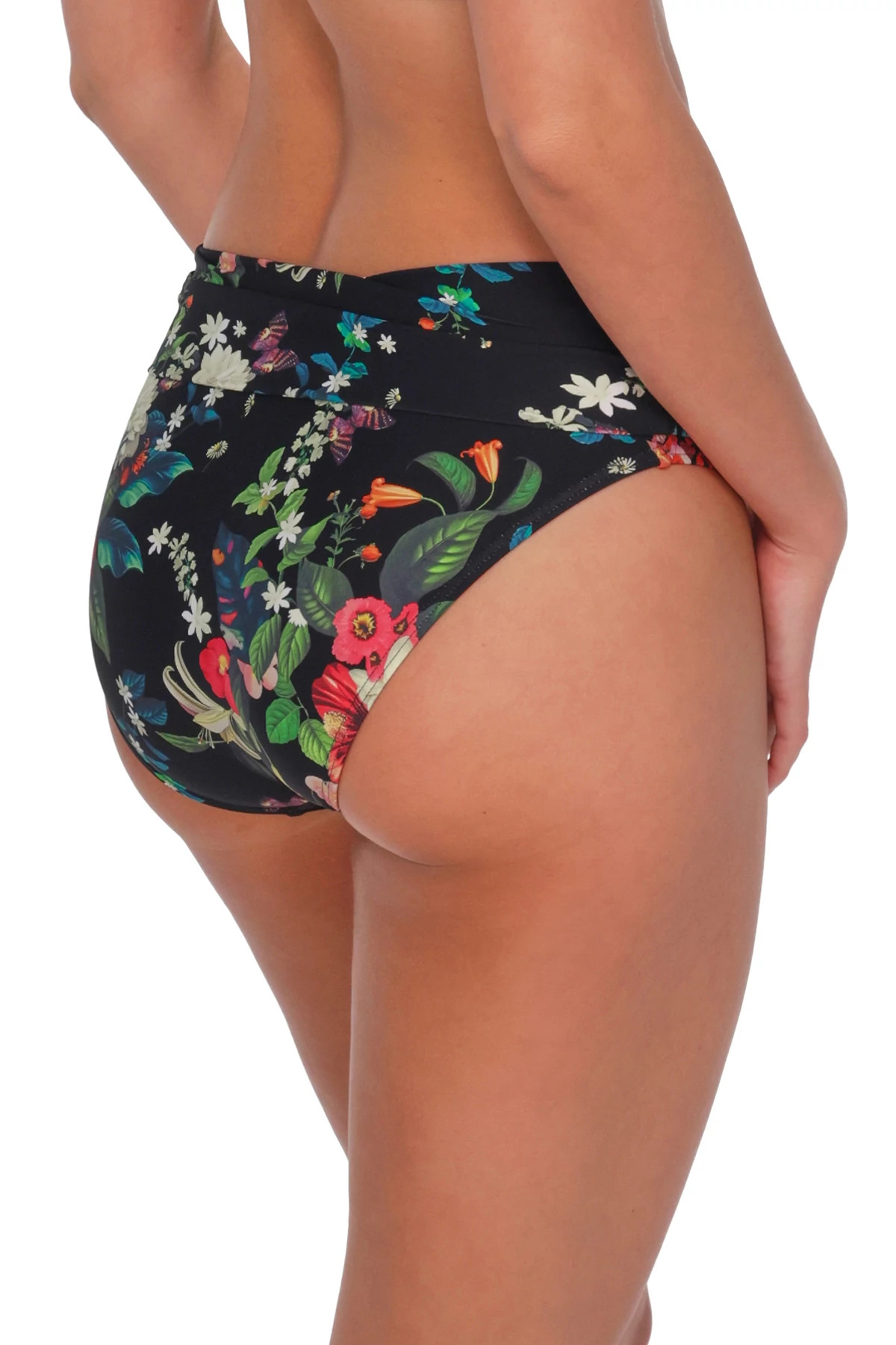 FLEUR NOIRE Hannah High Waist Bikini Bottom image number 3
