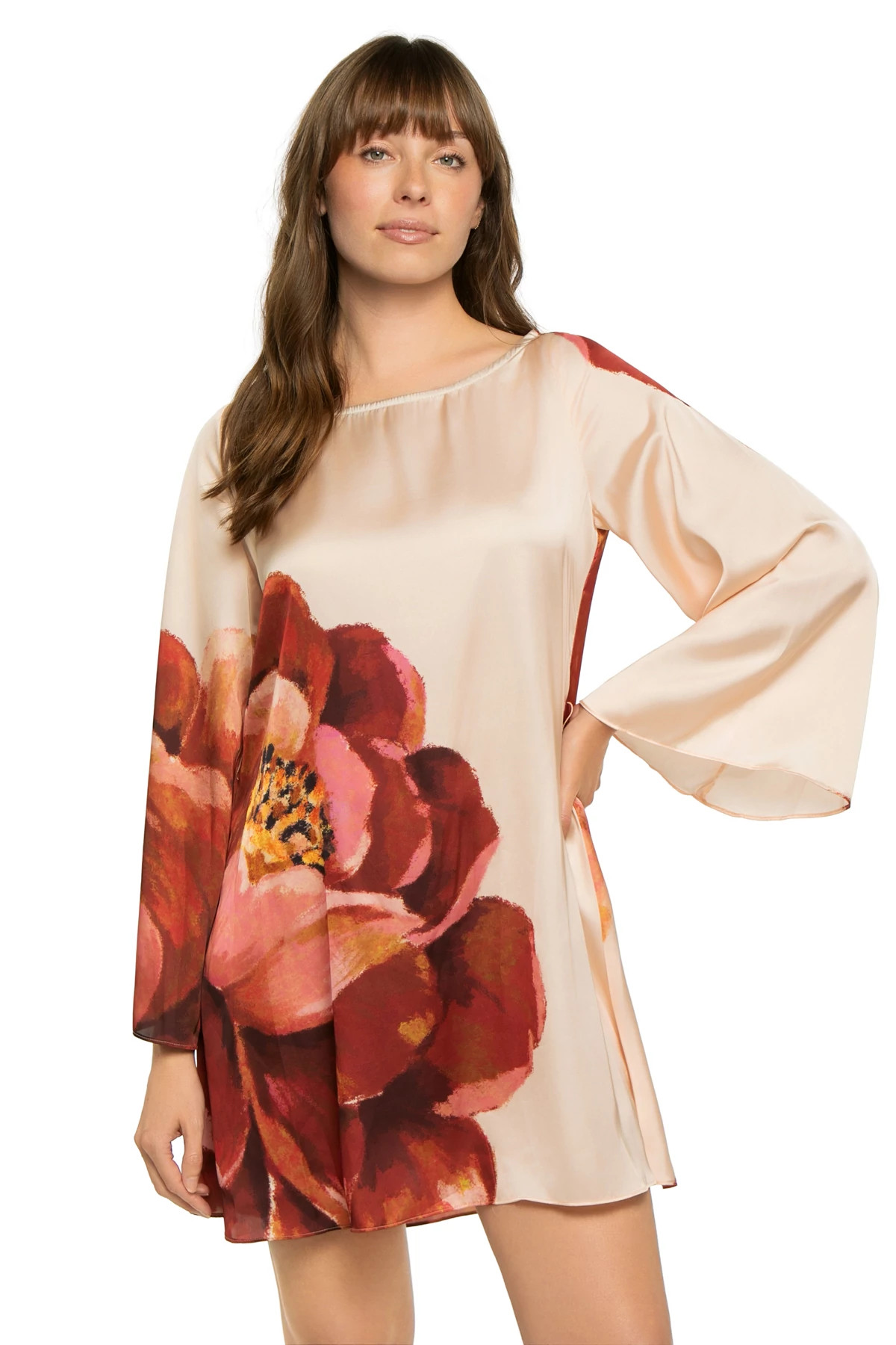 PEONY LOVE Twiggy Mini Dress image number 1