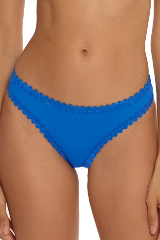 TRUE BLUE Adela Scalloped Hipster Bikini Bottom