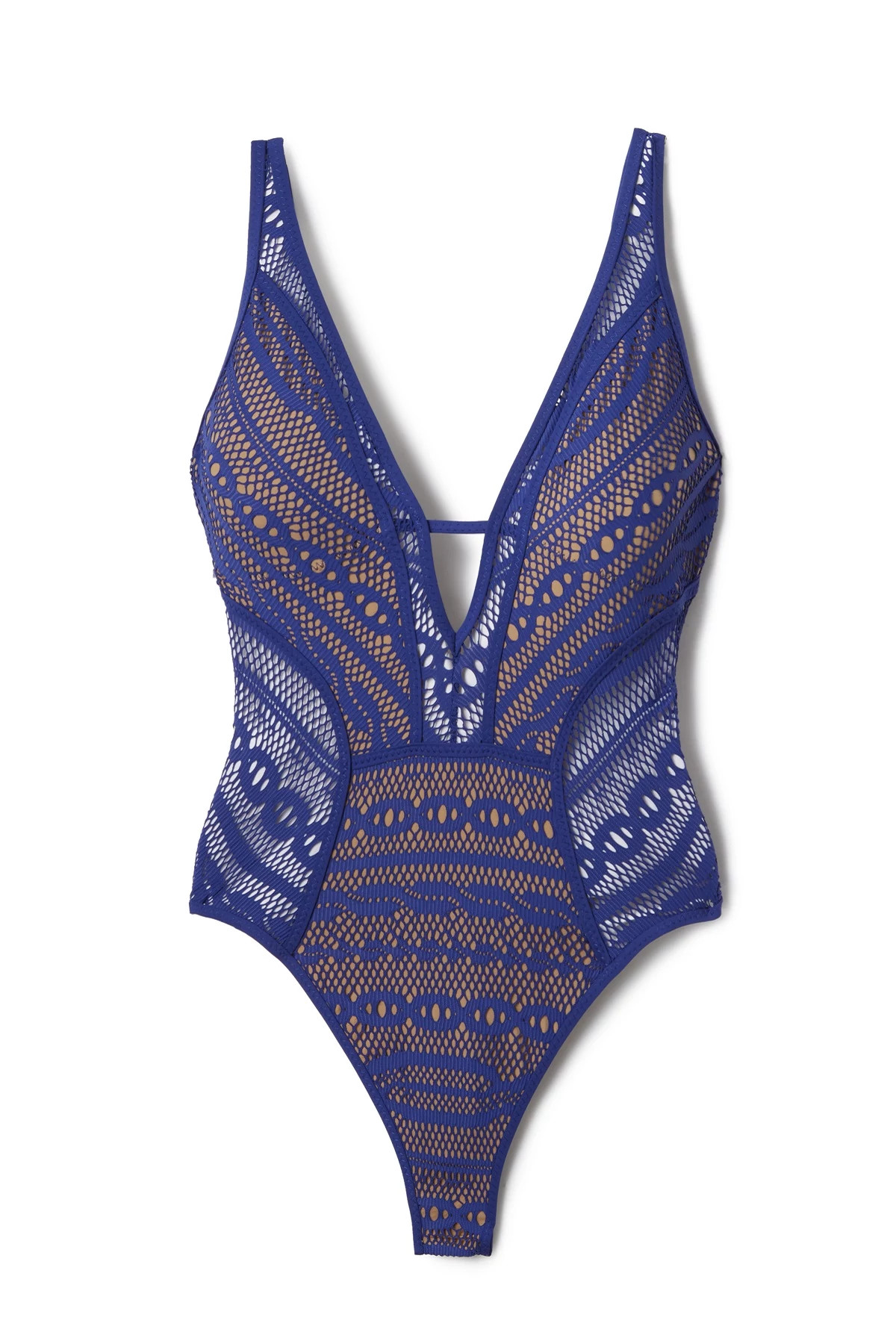 STARRY NIGHT Show & Tell Plunge One Piece Swimsuit image number 3
