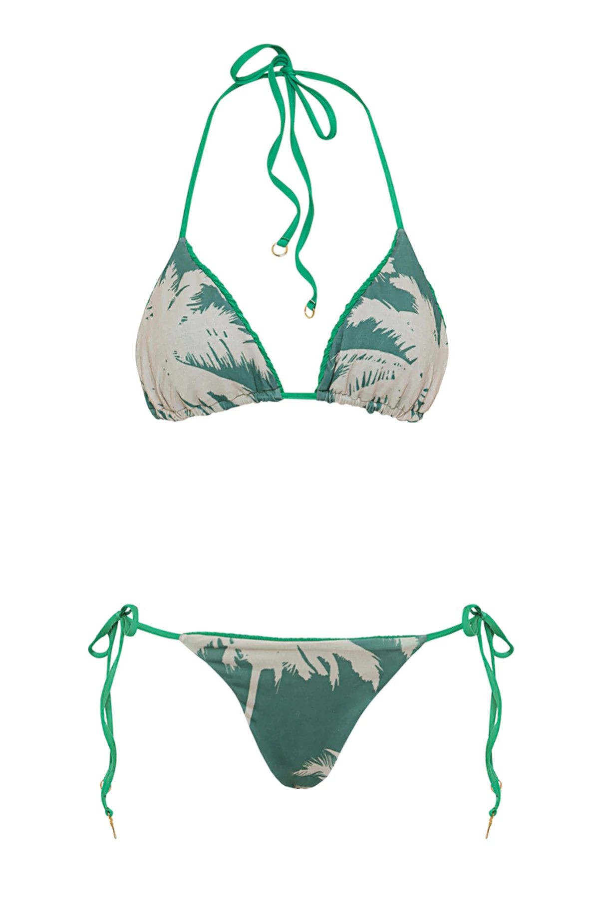 JAMAICA BLISS Balmy Sliding Triangle Bikini Top image number 3