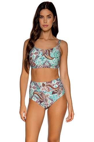 MOROCCAN MARKET Taylor Molded Underwire Bikini Top (E-H Cup)