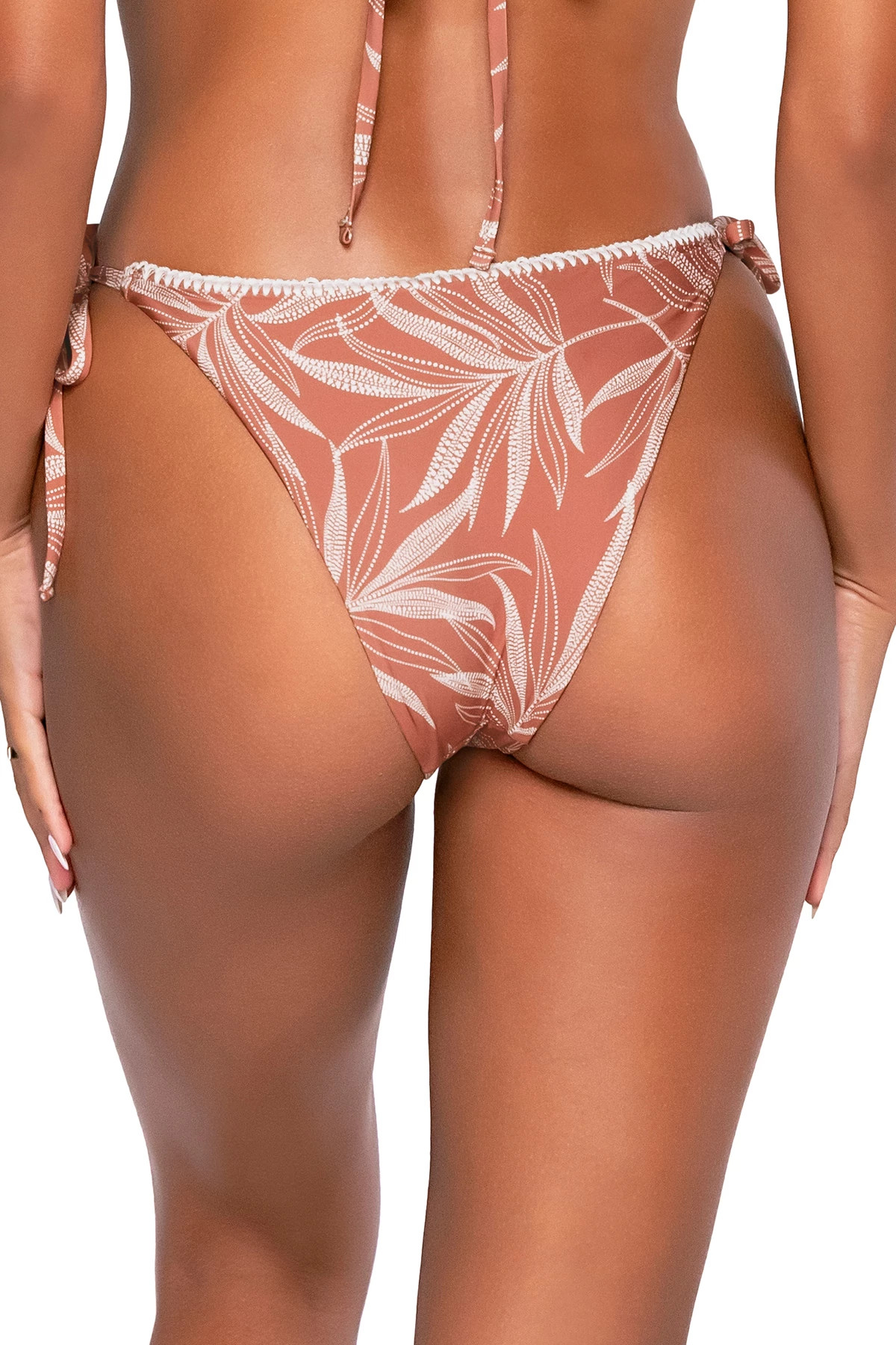 SIENNA Salty Tie Side Brazilian Bikini Bottom image number 2