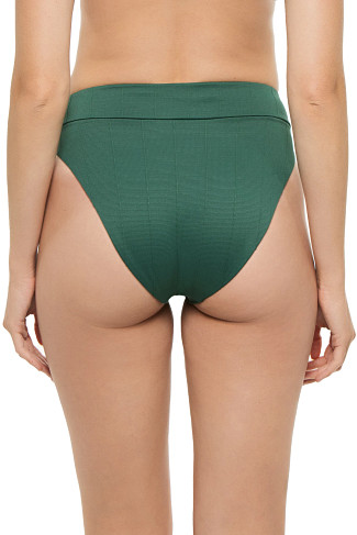 JUNGLE GREEN Ivy High Waist Bikini Bottom