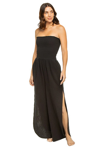 BLACK Strapless Jumpsuit