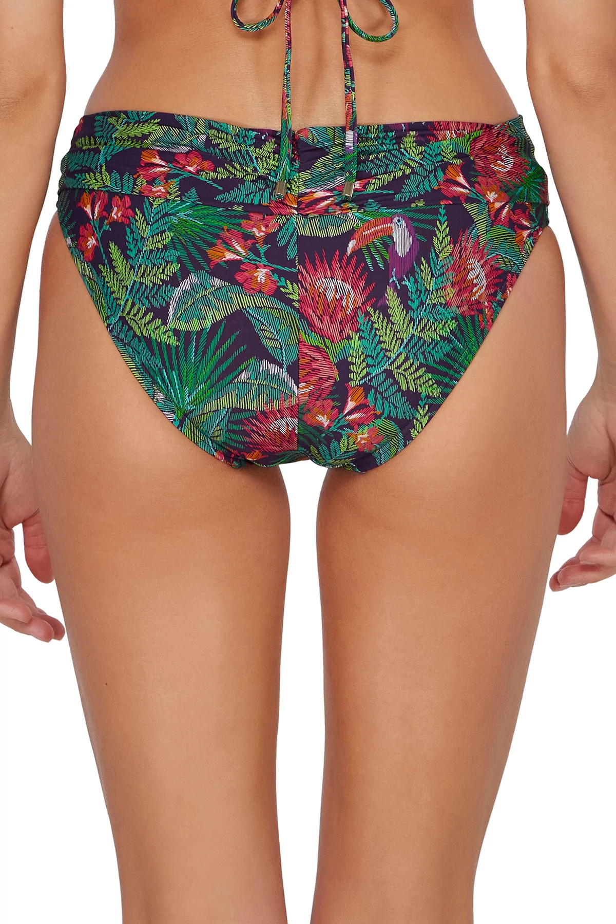 WELCOME TO RIO Unforgettable Banded Hipster Bikini Bottom image number 2