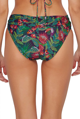 WELCOME TO RIO Unforgettable Banded Hipster Bikini Bottom