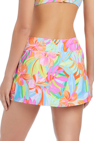 MULTI Bellisimo Botanica Skirted Bikini Bottom
