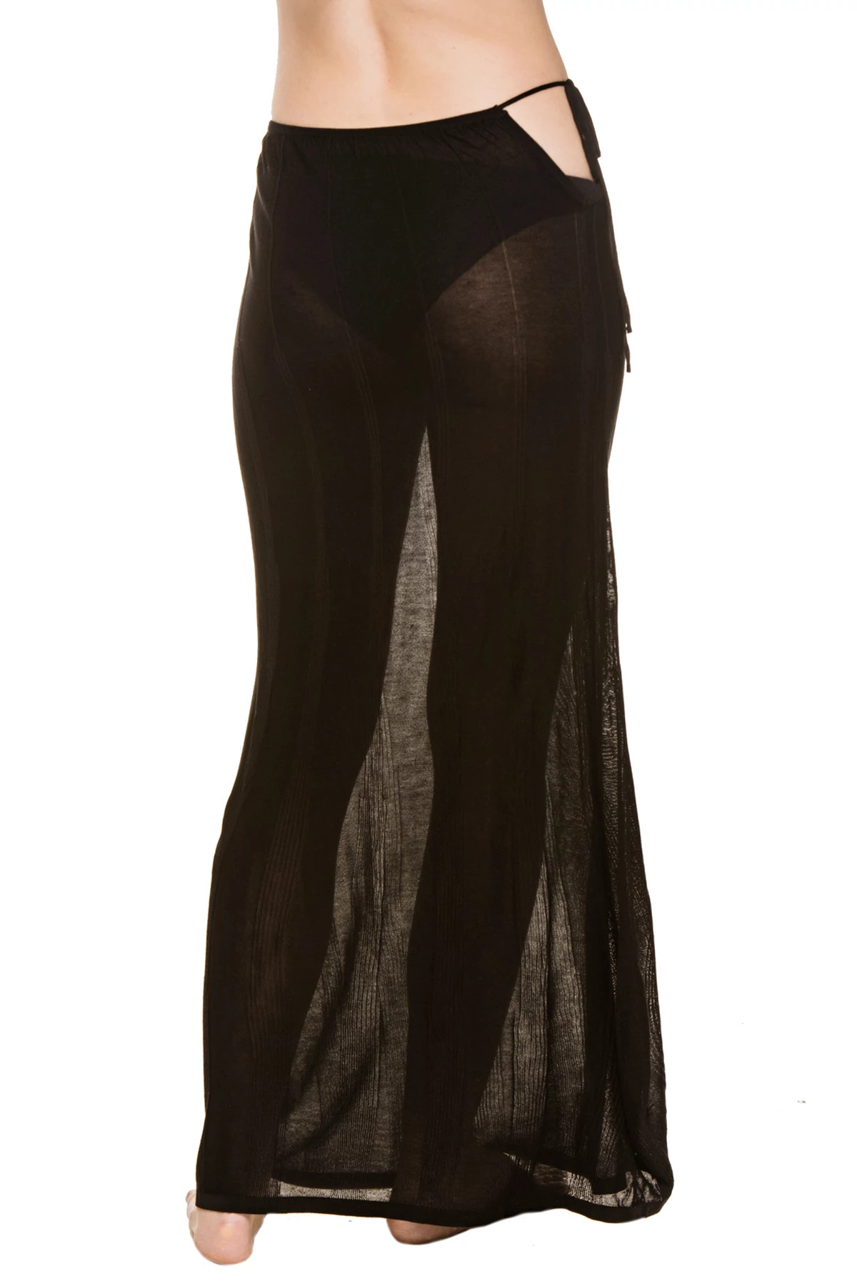 BLACK Viola Maxi Skirt image number 2