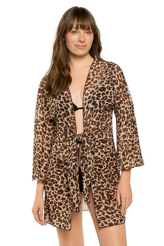 LEOPARD Safari Kimono