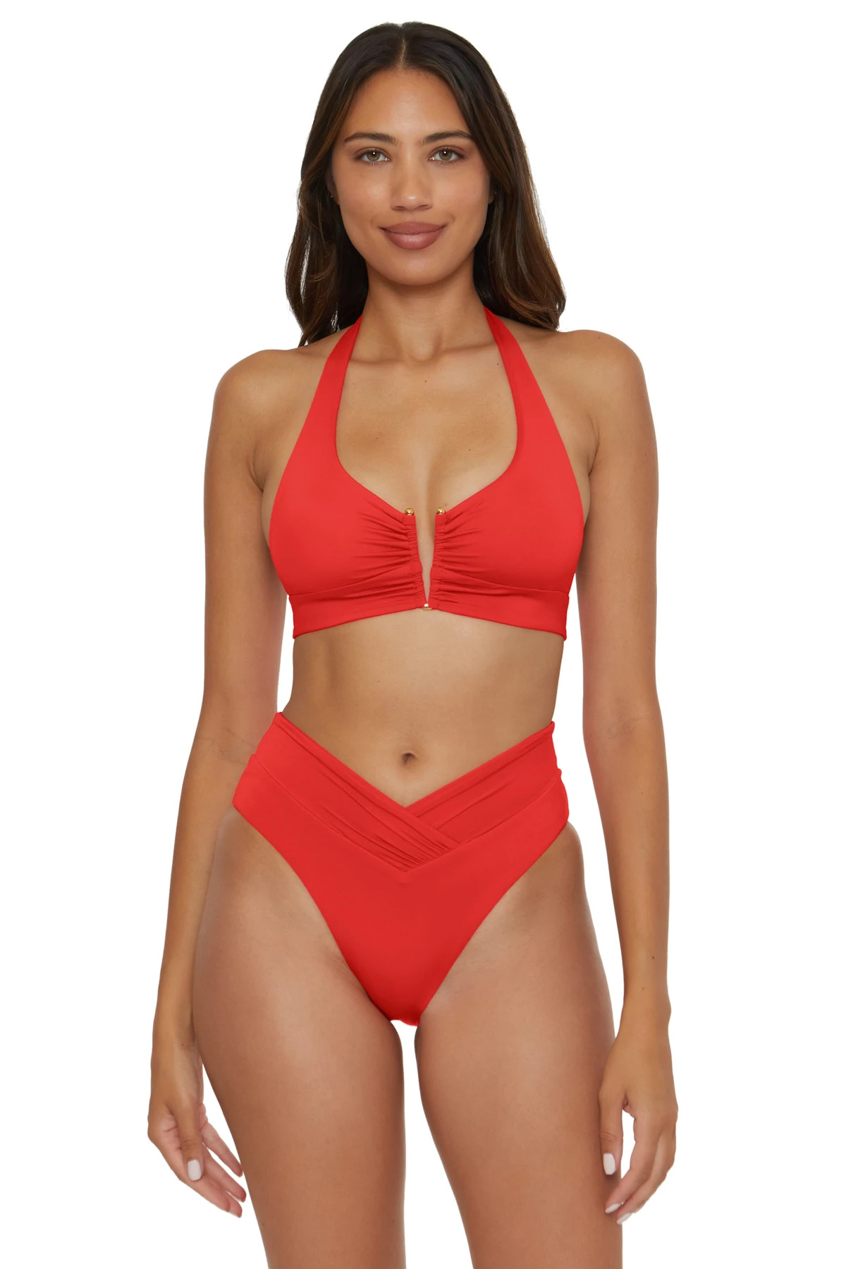FIRE Viviana Halter Bikini Top image number 1