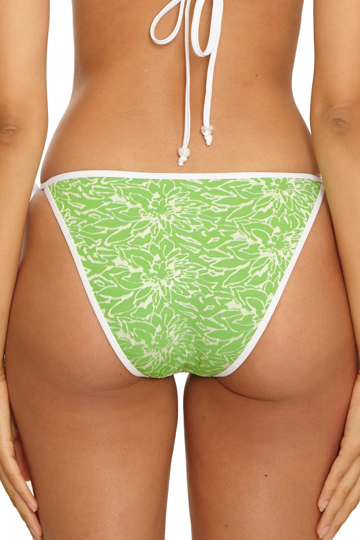 GREEN APPLE Autumn Jacquard Bikini Bottom image number 2