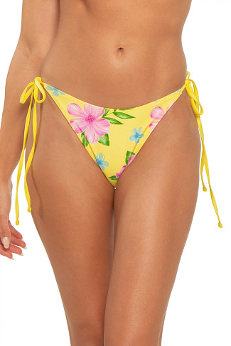 HIBISCUS LEMONADE Soleil Floral Brazilian Bikini Bottom