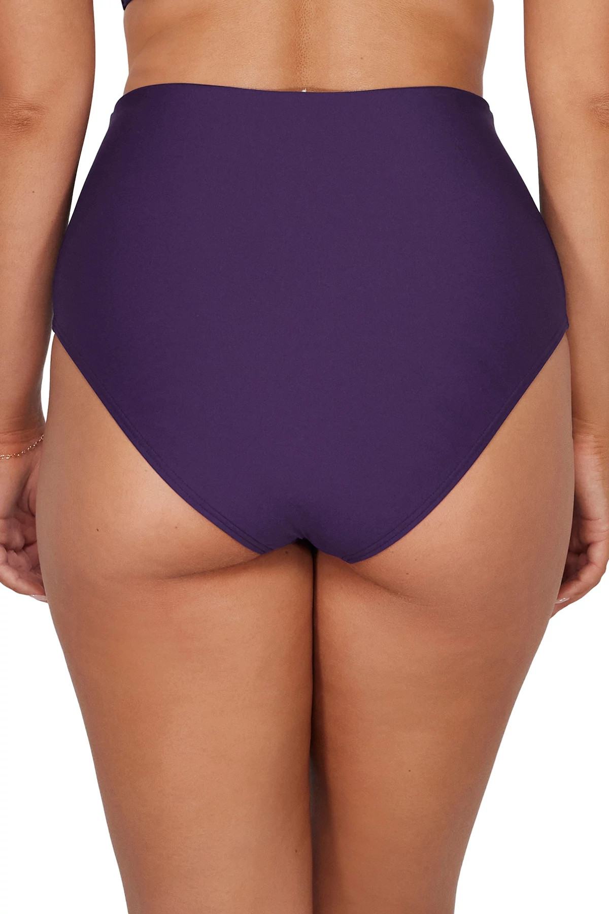 PARADISE PLUM Capri High Waist Bikini Bottom image number 2