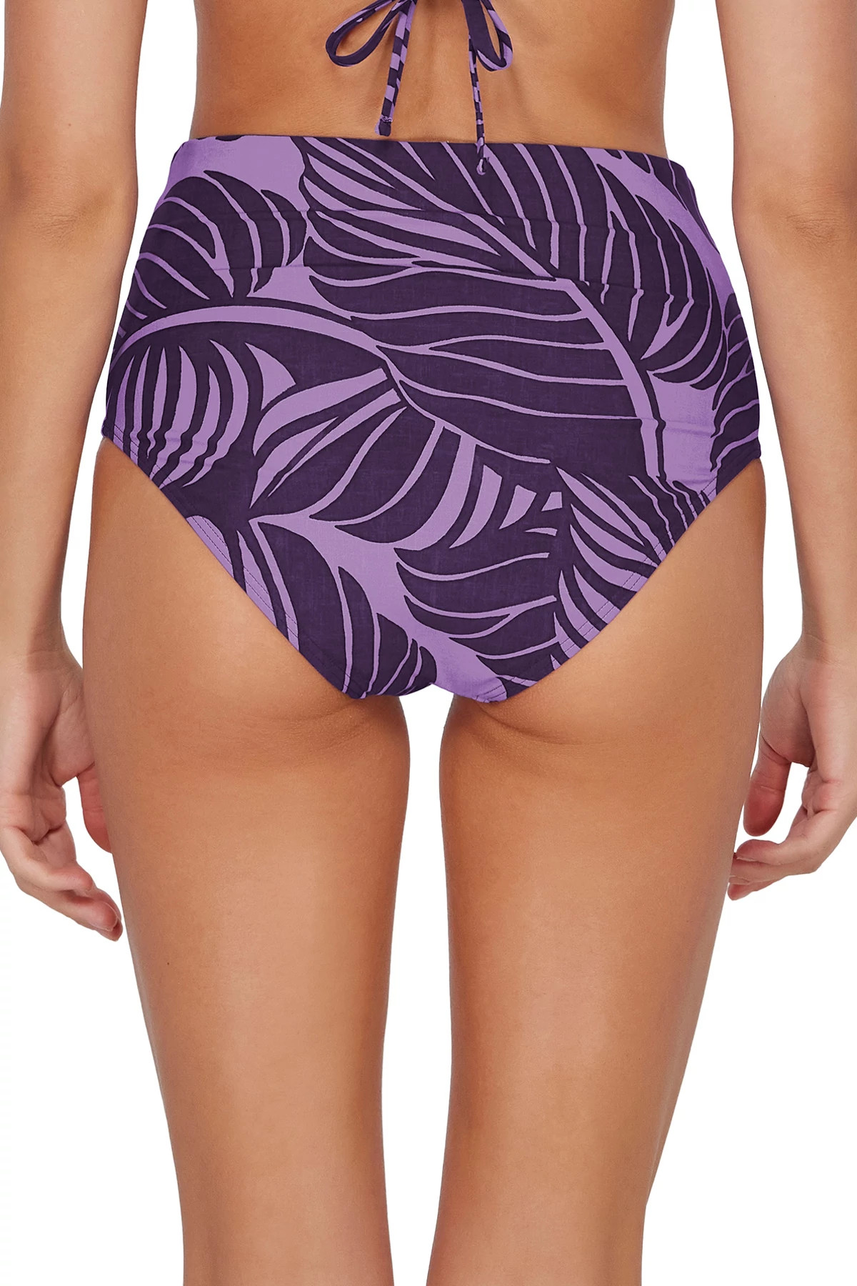 MYSTIC PALMS Capri High Waist Bikini Bottom image number 4