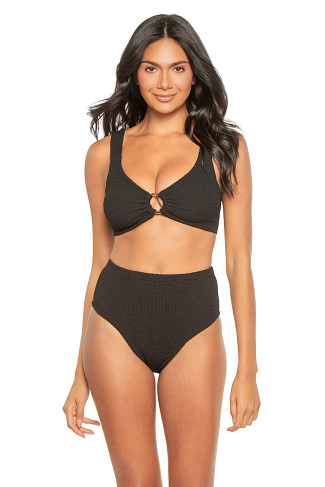 BLACK Nadine Crinkle Stretch Bikini Set
