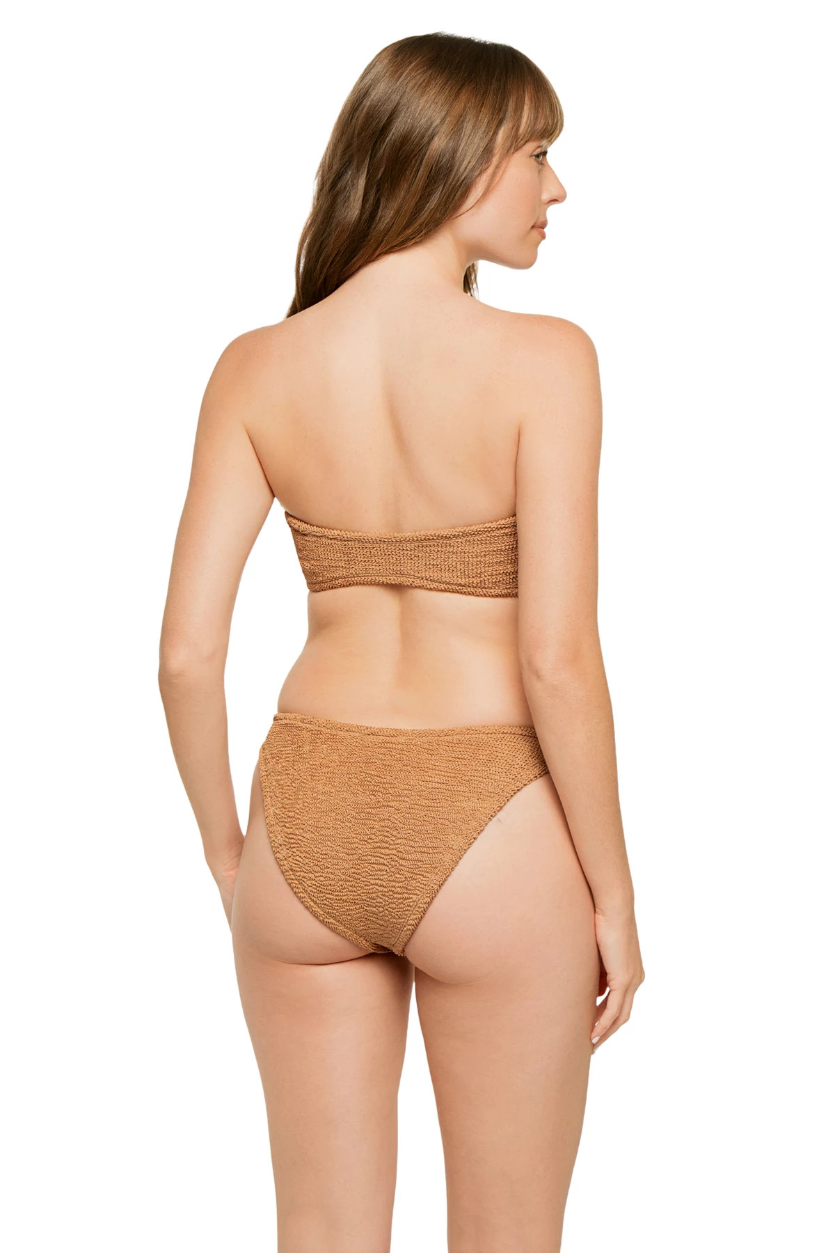 METALLIC COCOA Gloria Two Piece Bikini Set image number 2