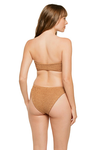 METALLIC COCOA Gloria Two Piece Bikini Set