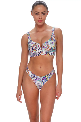 TIDE POOL TWIST Vienna V-Wire Bikini Top (D+ Cup)