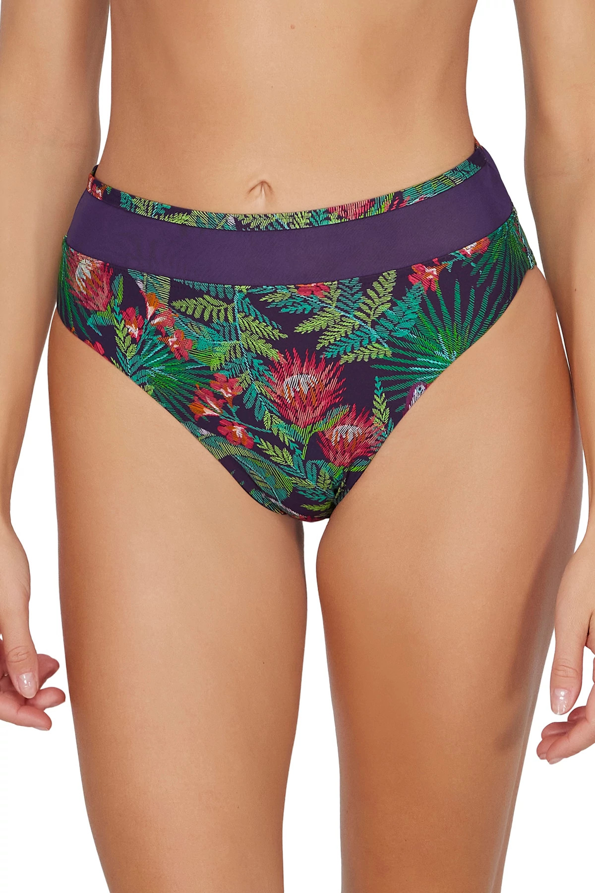 WELCOME TO RIO Annie High Waist Bikini Bottom image number 1