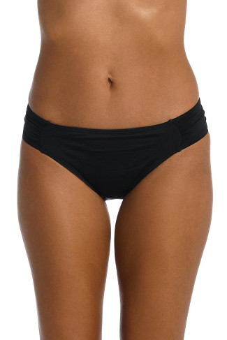 BLACK Tab Side Hipster Bikini Bottom