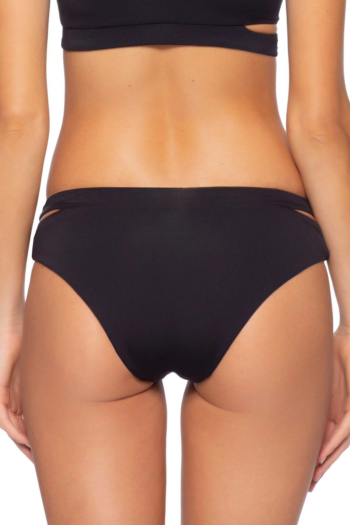 BLACK/WHITE Maya Reversible Hipster Bikini Bottom image number 3