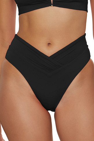 BLACK Carolina High Waist Bikini Bottom