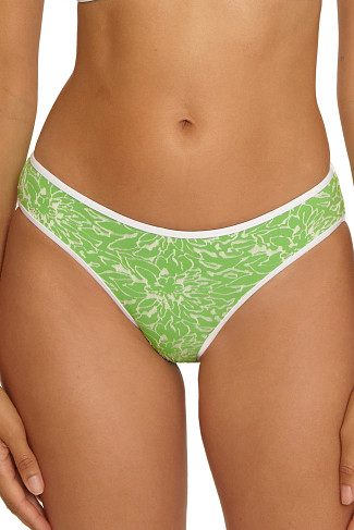 GREEN APPLE Adela Jacquard Hipster Bikini Bottom