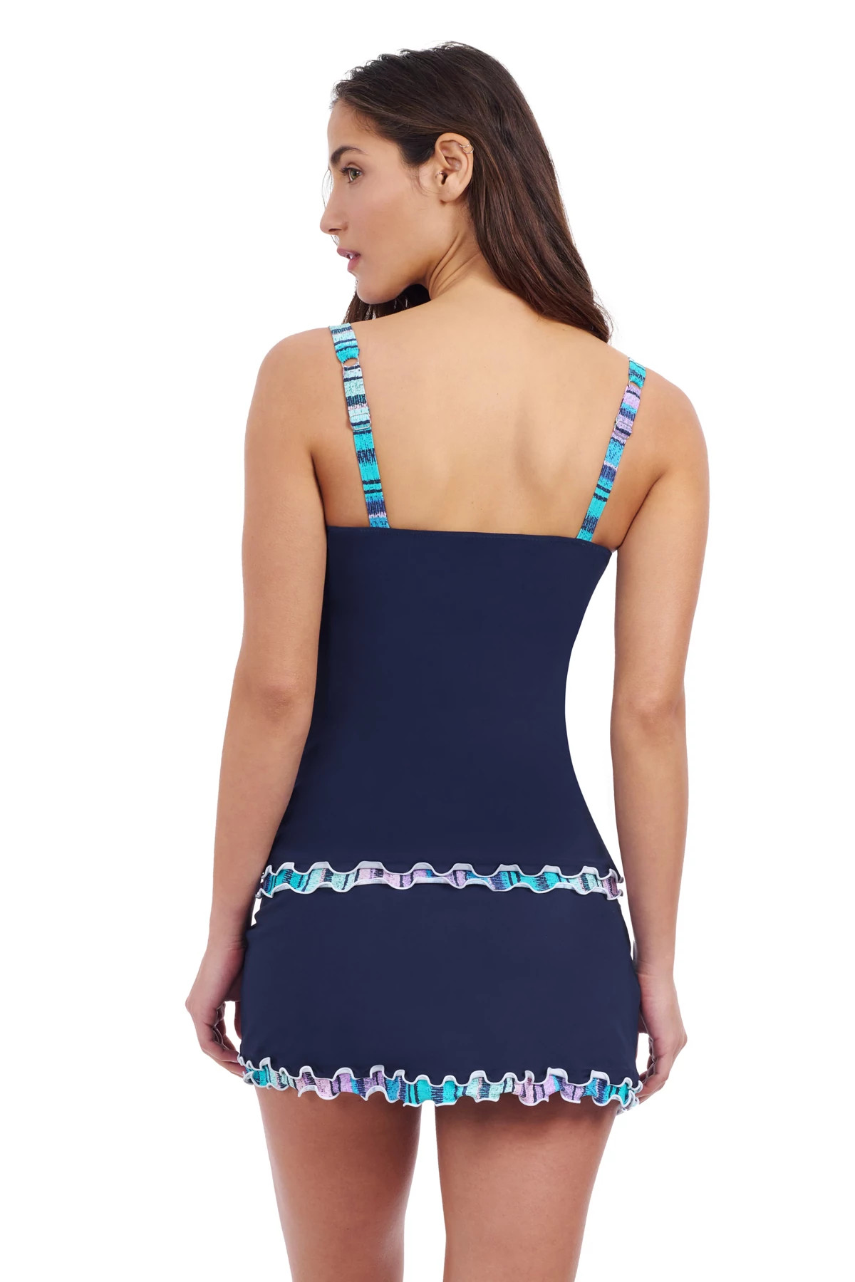 NAVY Harmony Tankini Top (E Cup) image number 2