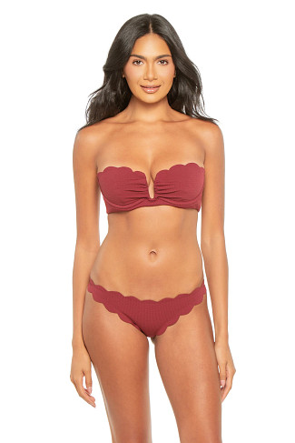 PORT Lisbon Bandeau Bikini Top