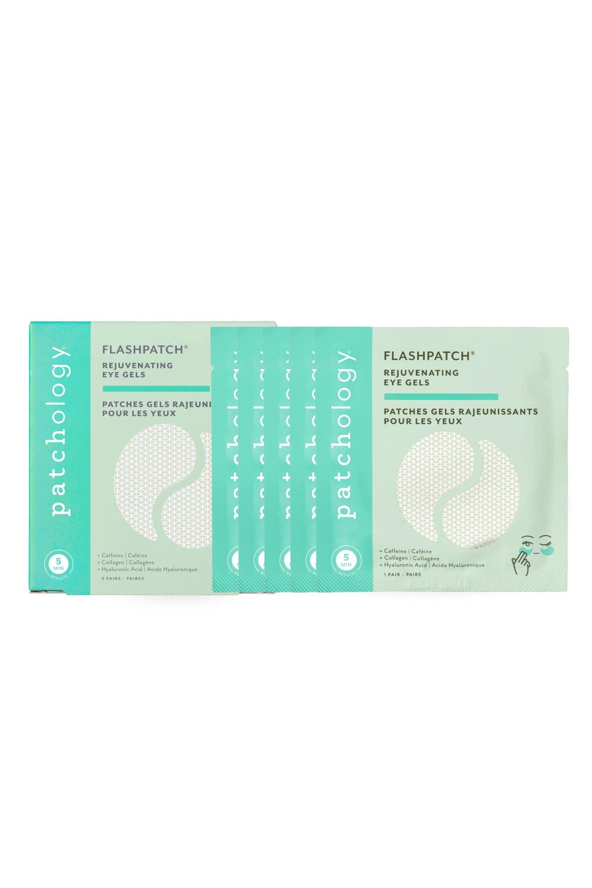 GREEN Energizing & Hydrating Hydrogel Eye Patches image number 1