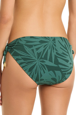 EMERALD GROVE Tropical Jacquard Tie Side Bottom