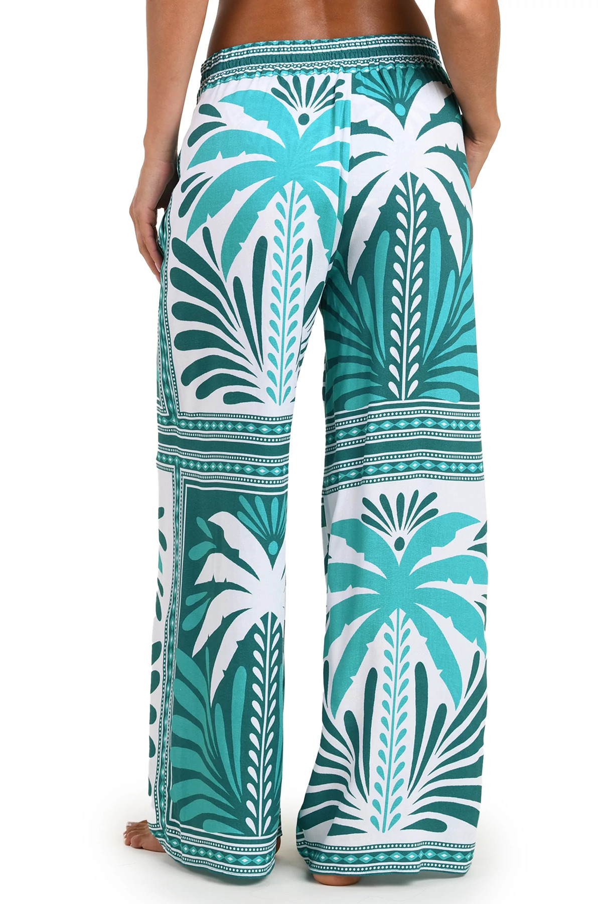 TURQUOISE Palm Beach Pants image number 2