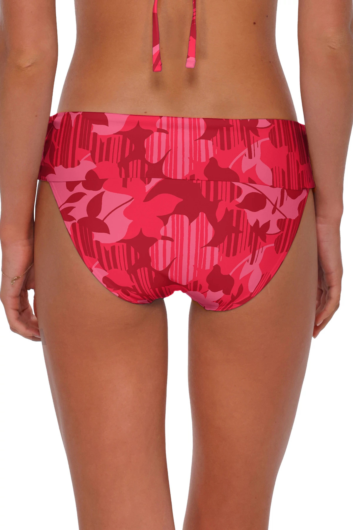 RAMBLING ROSE Hannah High Waist Bikini Bottom image number 3