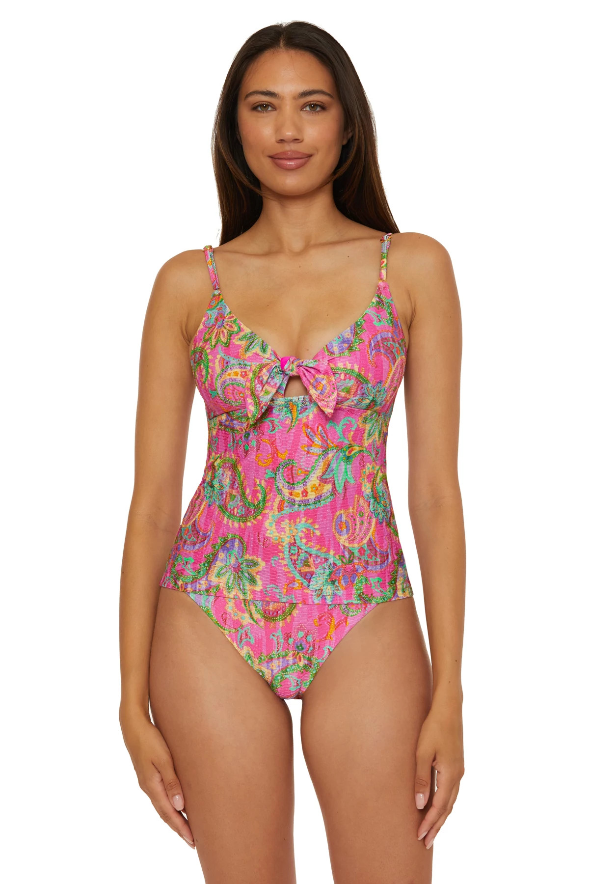 MULTI Tatum Convertible Tankini Top image number 2
