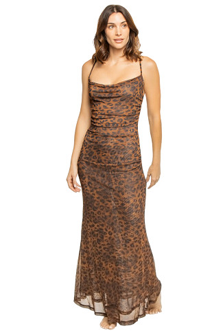 LEOPARD Siren Song Maxi Dress